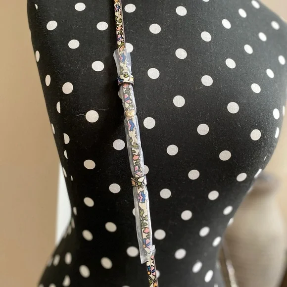 Tory Burch Tassel Print Leather Crossbody Bag